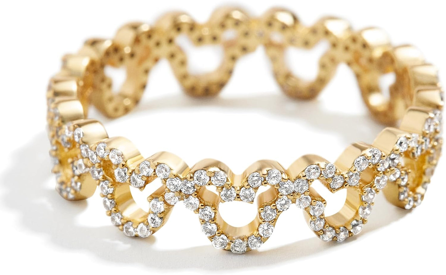 Outline 18K Gold-Plated Sterling Ring