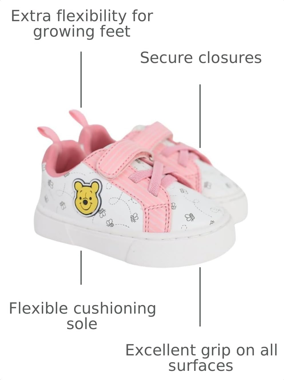 Baby Court Sneakers with a Hook and Loop Closure