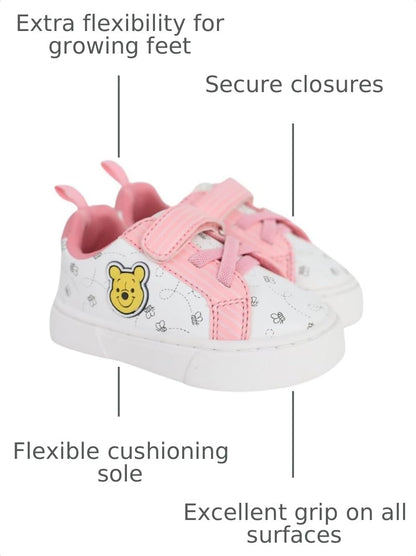 Baby Court Sneakers with a Hook and Loop Closure