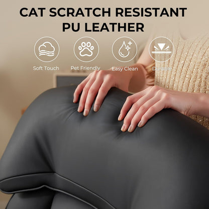Cross-Legged Reclining Office Chair