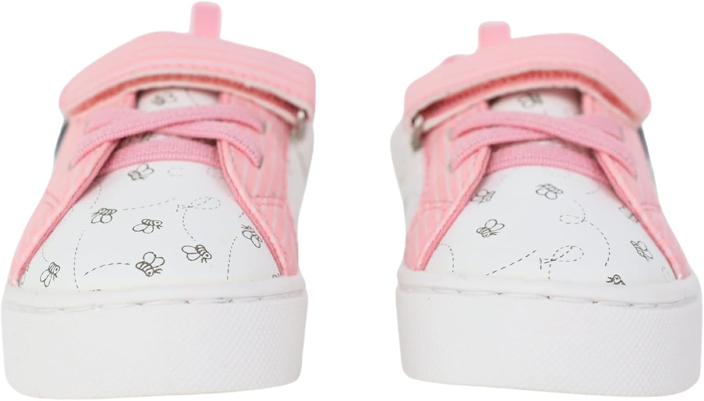 Baby Court Sneakers with a Hook and Loop Closure