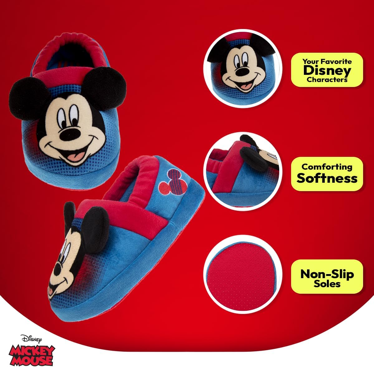 Non-Slip Non-Skid Slippers for Boys (Toddler/Little Kid)
