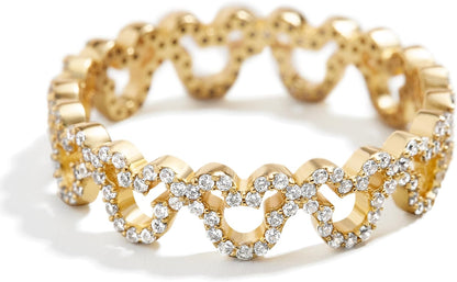 Outline 18K Gold-Plated Sterling Ring