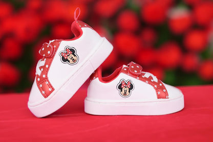 Baby Court Sneakers with a Hook and Loop Closure