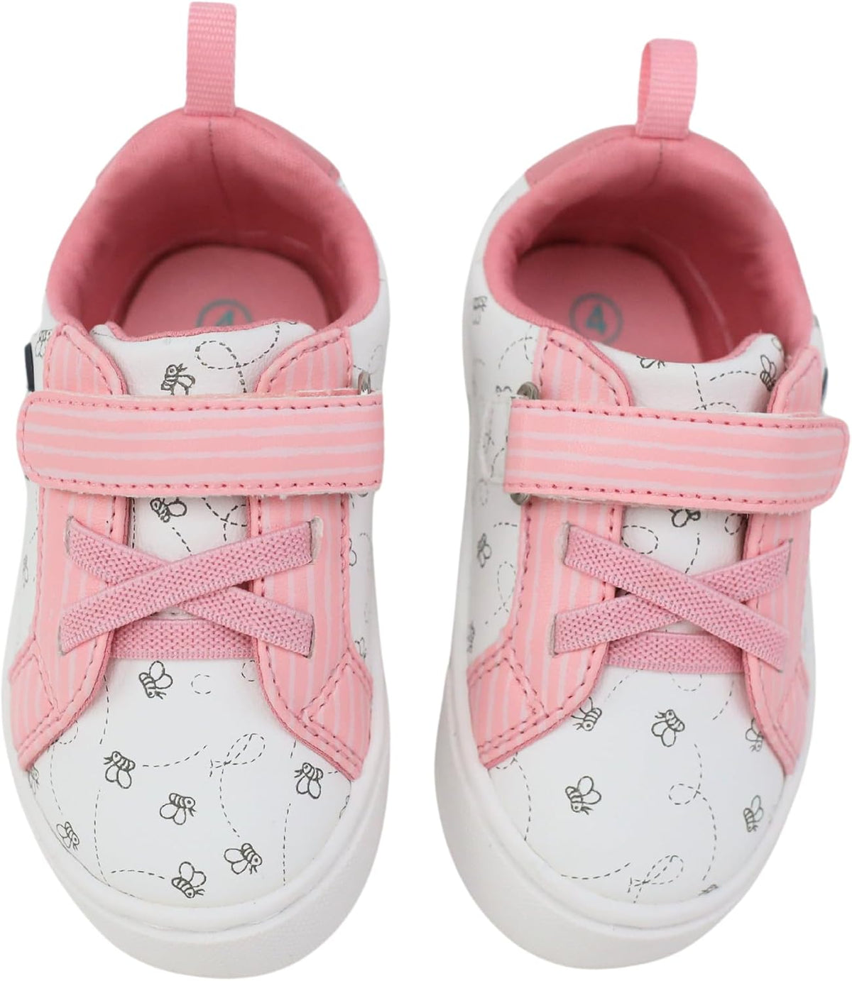 Baby Court Sneakers with a Hook and Loop Closure