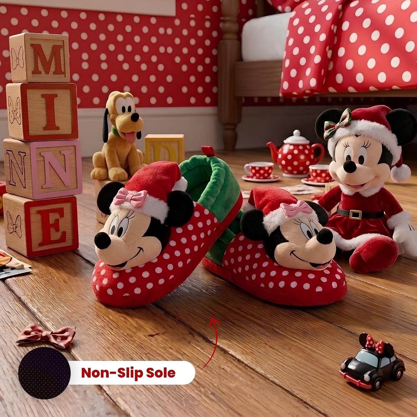 Paw Patrol Cars Christmas Slippers Girls Boys House Shoes