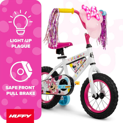 Kids Bike with Lights, Fits Riders 37"-42"