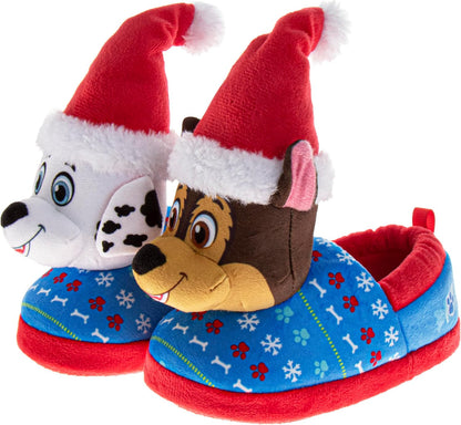 Paw Patrol Cars Christmas Slippers Girls Boys House Shoes