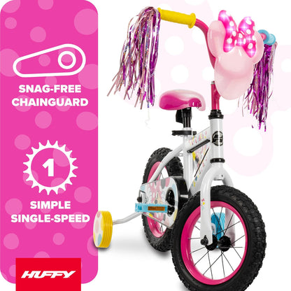 Kids Bike with Lights, Fits Riders 37"-42"