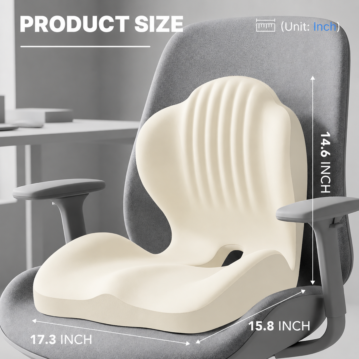 Ergonomic Back Support Seat Cushion