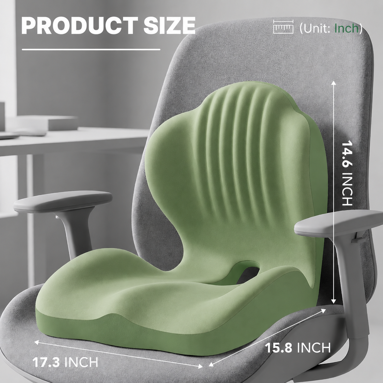 Ergonomic Back Support Seat Cushion