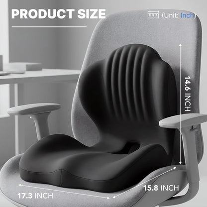 Ergonomic Back Support Seat Cushion