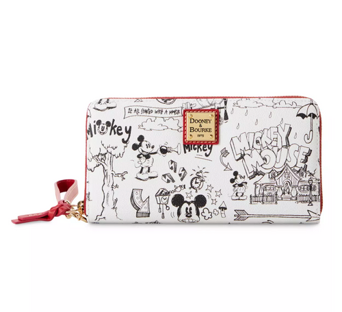 Sketch Art Wristlet Wallet New with Tag