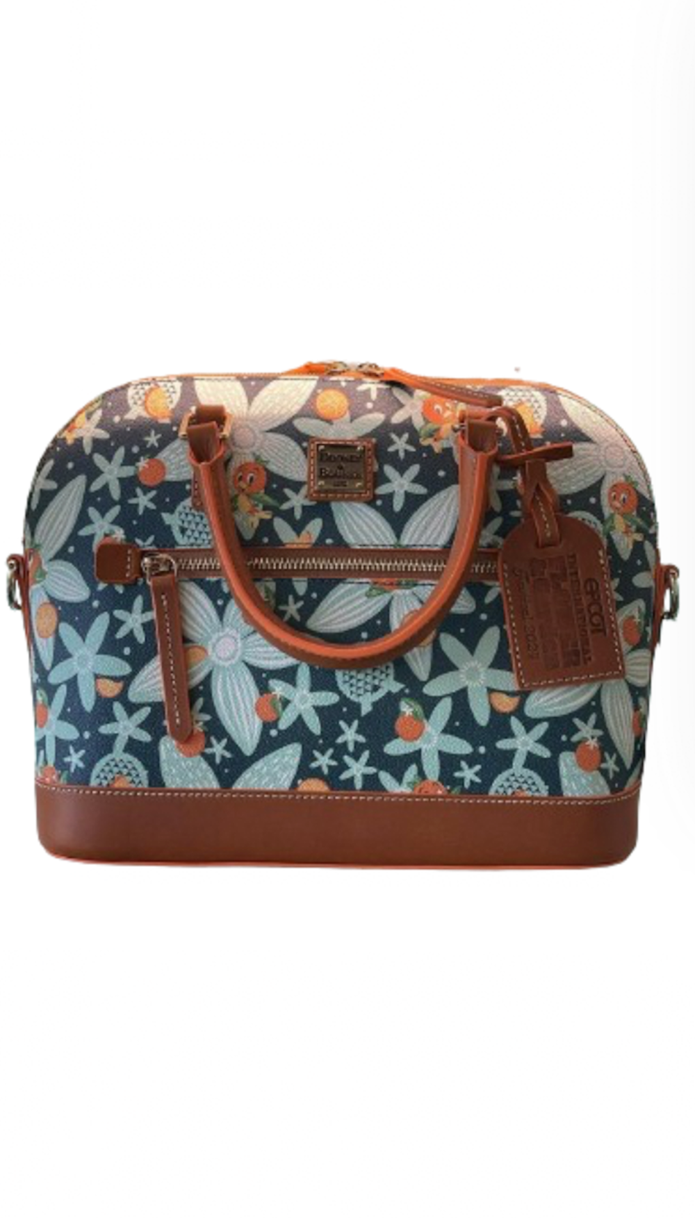 Epcot Flower Orange Bird Satchel New