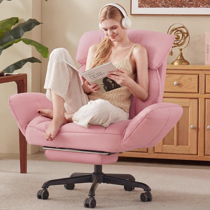 Cross-Legged Reclining Office Chair